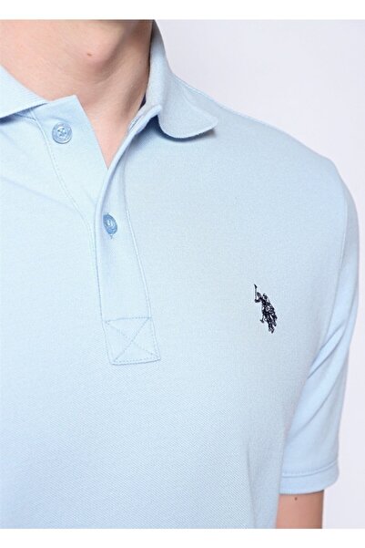 U.S. Polo Assn. Ανδρικό μπλουζάκι πόλο με λαιμόκοψη 1350446