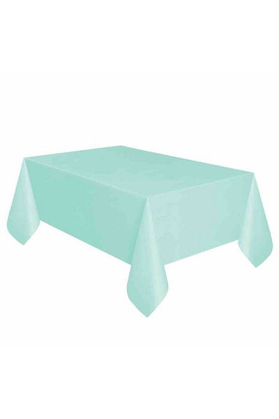 Big Party Macaron Green Color Tablecloth 120x180 Cm