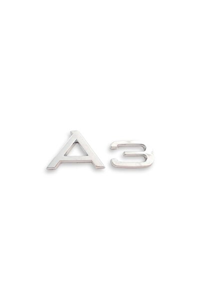 Generic Brand Audi A3 2004-2022 Rear Trunk Lid A3 Model Lettering 8p0853741