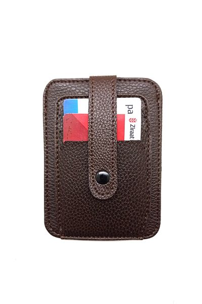 MKM Unisex Slim Πατιλέτα Κάρτας 8 Διαμερισμάτων Κάθετη