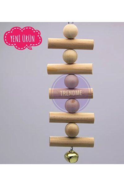 UniqBirdToys Kuş Kafes Zilli Çiğneme Oyuncağı