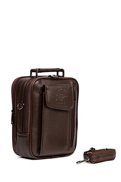 Fiyaka Nw-4120 Men's Hand and Shoulder Bag Brown