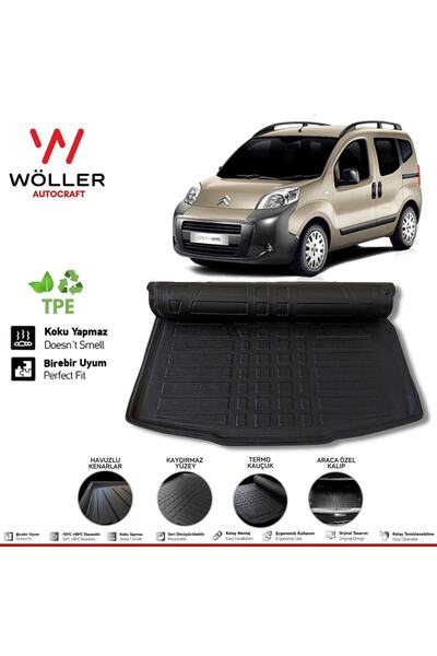 wöller Citroen Nemo Bagaj Havuzu 2008 2020 Arası 3d Ultraflex Esnek