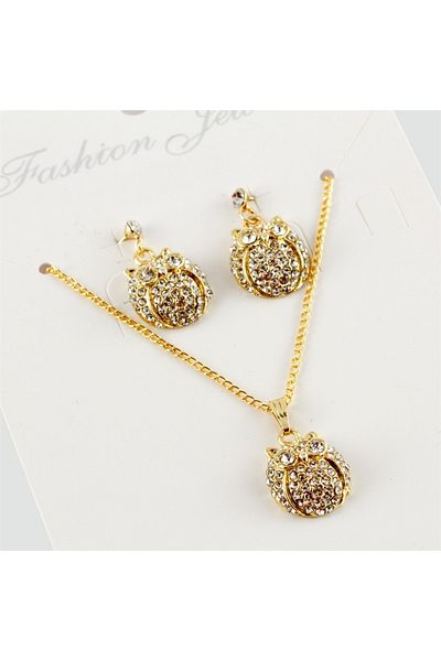 Özcan Tasarım Mother's Day Gift Trend New Season Jewelled Set Necklace