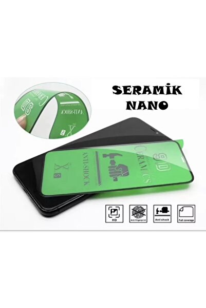 TEKNOPARKTA Iphone Xs Uyumlu Ekran Koruyucu Seramik Nano Cam Esnek Tam Full K...