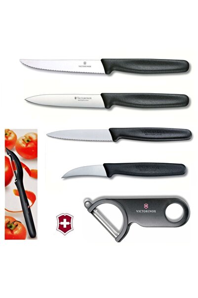 Victorinox Swiss 6 Parça Mutfak Bıçağı Ve Soyacak Seti