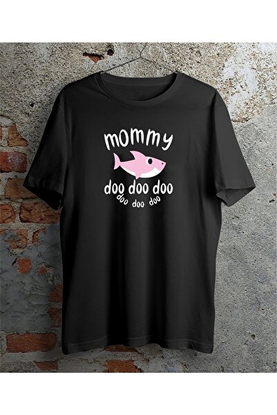 venüsdijital Μπλουζάκι Mommy Shark 3 Design