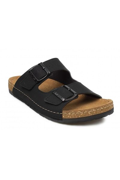 Muya شبشب رجالي من Maha Anatomic Nubuck باللون الأسود