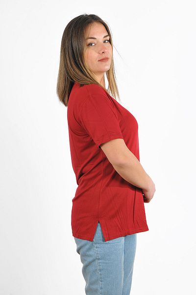 citycenterfashion Tricou de damă cu decolteu în V de mărime mare Cty-cnd-01