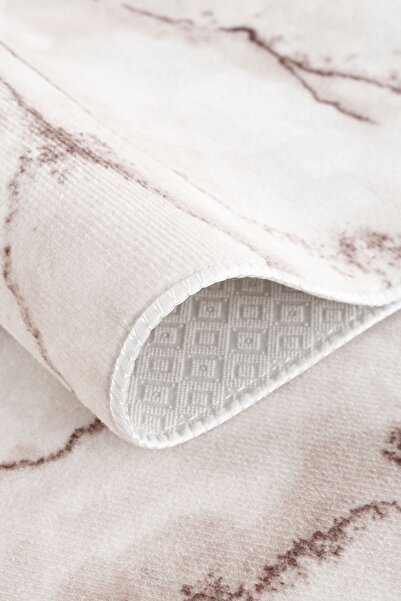 ALgorand Home Καφέ ρολό δαπέδου - Αντιολισθητική βάση που πλένεται, κομμένη