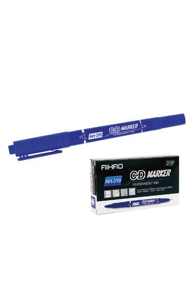Aihao 319 Double Sided CD Pen Blue