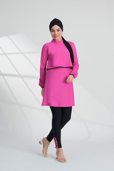 Emayo Sena Hijab Swimsuit with UV Protection - Fuchsia