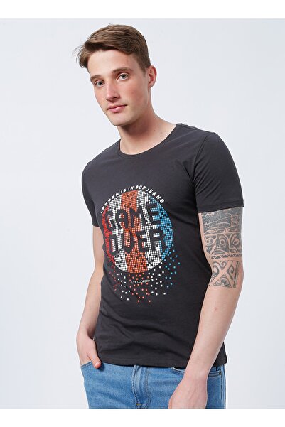 Lee Cooper Ανδρικό T-Shirt από ανθρακί