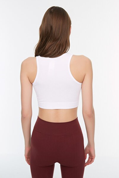 Trendyol Collection Μαύρο-λευκό 2 τεμαχίων χωρίς ραφή/φωτεινότητα χωρίς ραφές Υποστήριξη/Διαμόρφωση πλεκτό αθλητικό σουτιέν TWOSS22SS00000