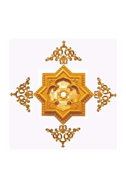 Decomarket Paket 60 Cm Yıldız Saray Tavan Göbek Motifli Tavan