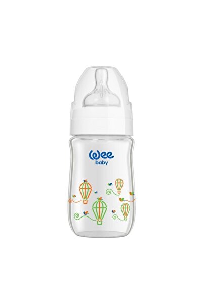 Wee Baby زجاجة أطفال Wee 140 Classic ذات فم واسع مقاومة للحرارة سعة 180 مل