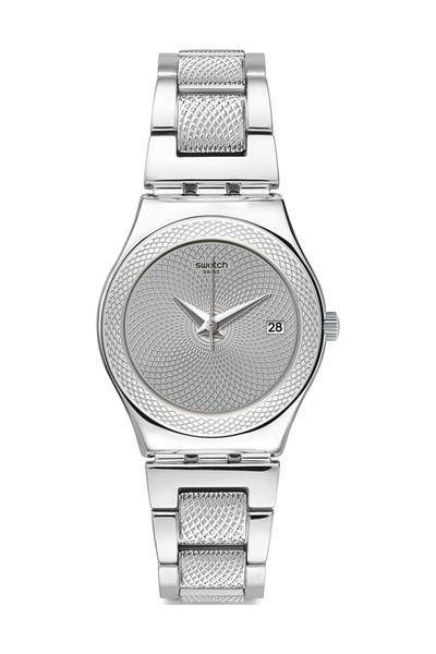 Swatch Classy Silver Ladies Wrist Watch Yls466G