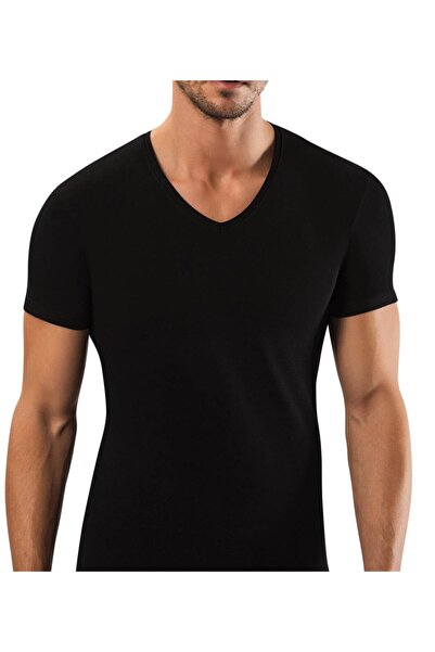 Erdem Pack of 6 1119 Men's Slim-fit V-neck T-shirt