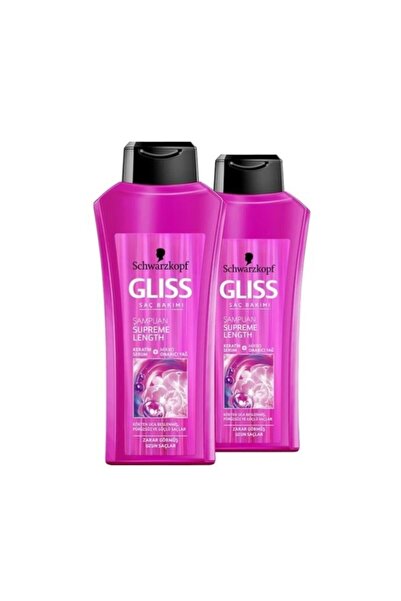 Gliss شامبو سوبريم لينث 525 مل - 2 قطعة