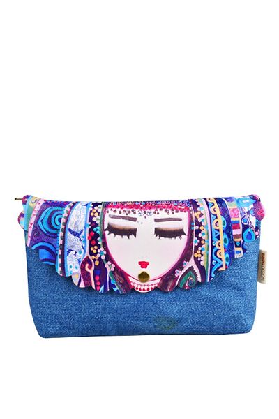 Biggdesign Kleine Tasche „Blue Water“ von Canan Barber