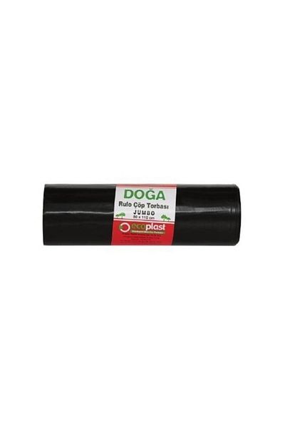ECOPLAST Industrial Jumbo Garbage Bag 10 Roll 20 Pack 500 Gr 80*110