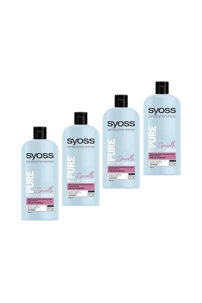 Syoss شامبو بيور X 550 مل - 4 قطع