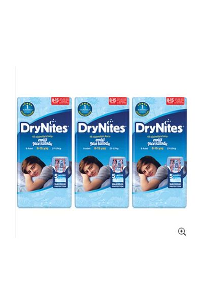 Huggies Drynites Erkek Emici Gece Kulodu 8 15 Yas 27 57 Kg 27 Ad P1334s7541 Trendyol