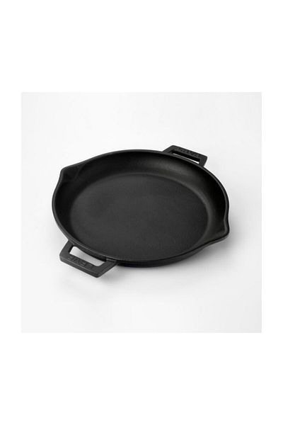 Lava Lava Cast Frying Pan 30 cm Black Round + tongs