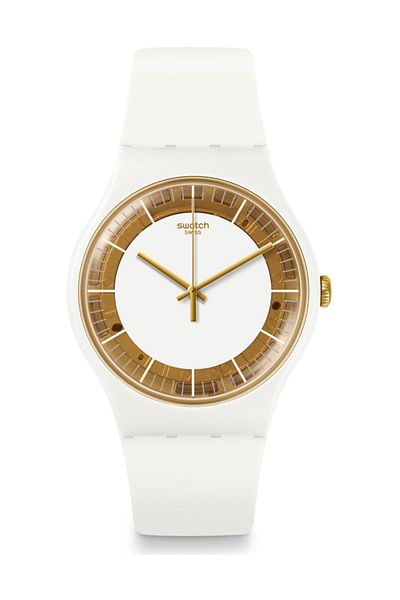 Swatch Suow158 Siliwhite Unisex Wrist Watch Suow158