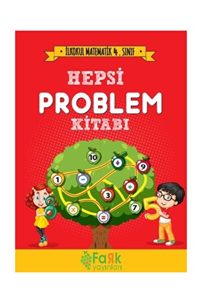 Fark Yayınları Hepsi Problem Kitabı 4. Sınıf Veysel Yıldız Kitabı 144 Sayfa F...
