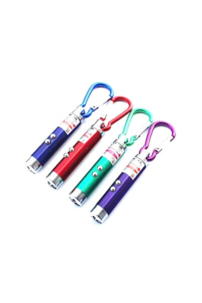 AVMmarketim Metal Lazer 2 Fonksiyonlu Pilli Lazer Hem Fener Hem Lazer