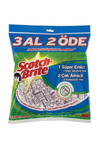 Scotch Brite Standart Paspas 3 Al 2 Öde