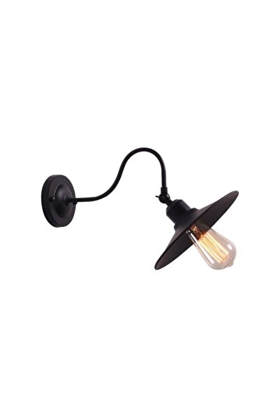 Rsylight شمعدان حائط أسود مفصلي مزخرف