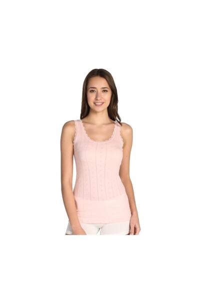 Berrak Жіночий спортивний топ з жакардовим візерунком - з товстими бретелями,...