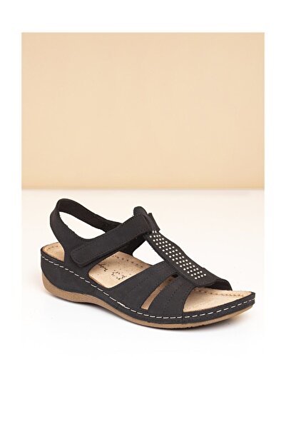 Pierre Cardin Pc-2607 Siyah Kadın Sandalet