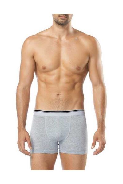 Berrak Men's Gray 6 Pack Lycra Boxer Elf568ber10976