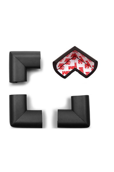 Tuncel Teknik Corner Protector - Rubber / Black 4-Piece