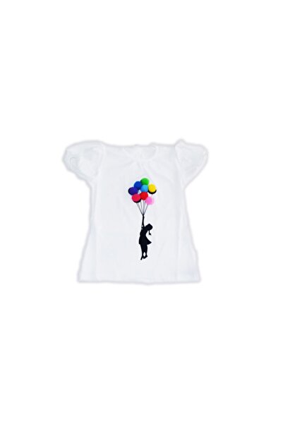 Nisu Tasarım Tricou cu model cu baloane curcubeu