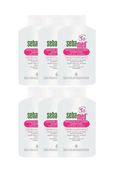 Sebamed 400 ml Everyday Use Shampoo - 6 Pieces