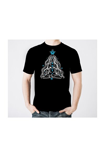 SCUBAPROMO Γιόγκα και Διαλογισμός Μαύρο Ανδρικό T-Shirt
