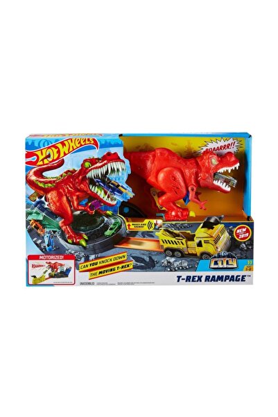 HOT WHEELS Sesi Hot Wheels T-rex Saldırısı Oyun Seti