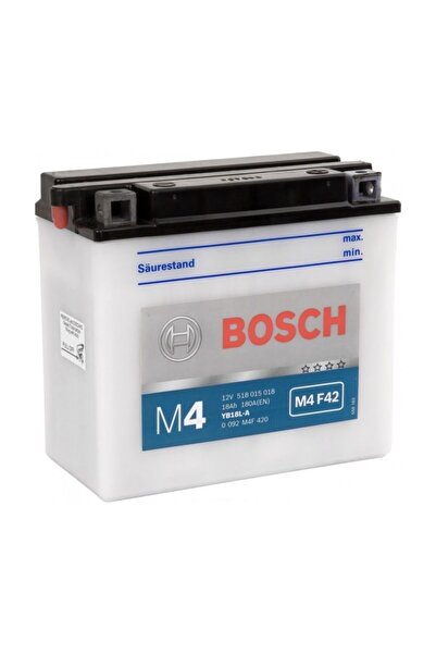 Bosch M4f42 Yb18l 12volt 18 Amper Motosiklet Aküsü