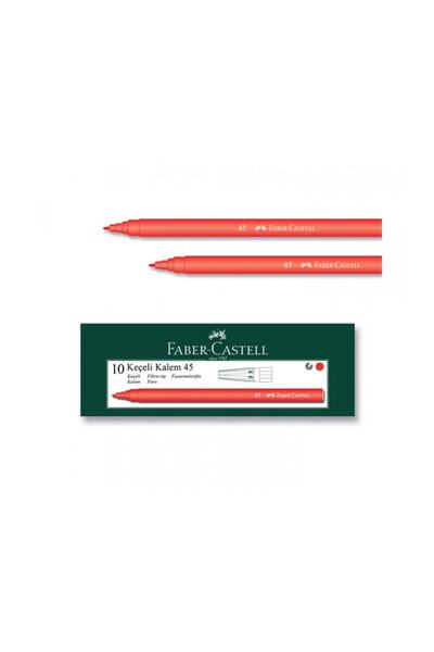 Faber Castell Faber-castell Felt-tip 10 pcs (red)