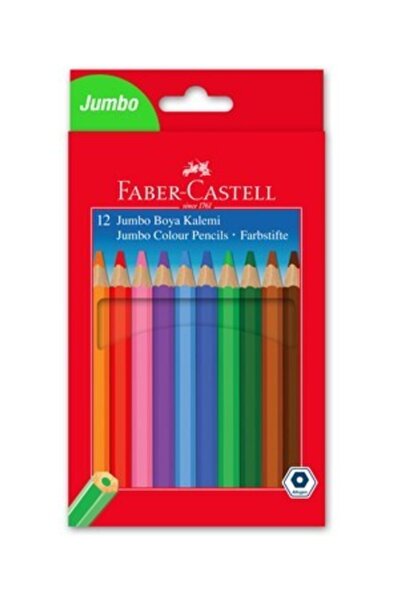 Faber Castell قلم طلاء جاف جامبو (12 لون)