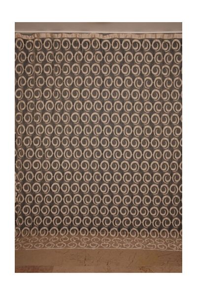 AKÇA TEKSTİL Vakko Model Mink Color Rope Curtain Ready Made Buttons Sewn Rope Curtain 300*270 Cm