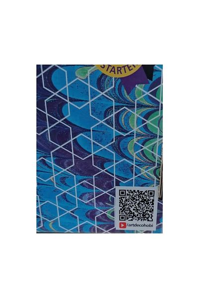 Artdeco Marbling Starter Set 8 Colors 15 Pieces