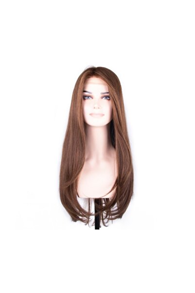 Platin Peruk Kumral Uzun Medikal Peruk