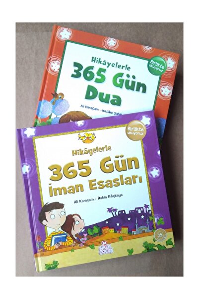Nesil Çocuk Yayınları Hikayelerle 365 Gün Dua - 365 Gün Iman Esasları (2 Kitap)