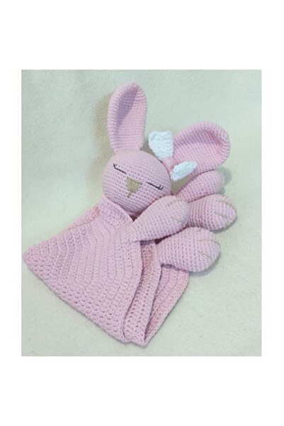OYUNCAKPARK Şirin Uykucu Tavşan Uyku Arkadaşı Amigurumi Organik Oyuncak