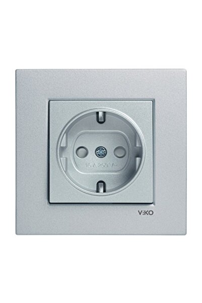 VİKO مقبس أرضي فضي من Viko Novella